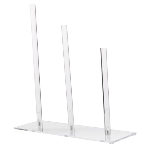 UKCOCO 3stufe Transparenter Acryl-halter Für Haargummis Organizer Für Haarbänder Und Accessoires Aufbewahrungsregal Für Mädchen Und Teenager von UKCOCO