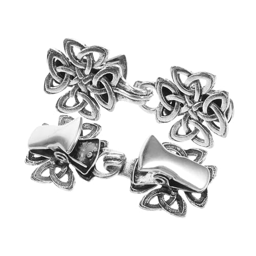 UKCOCO 4 Stück Vintage Strickjacken Clips mit Filigranem Hohlmuster Vielseitige Kleidungsclips für Damen und Mädchen Broschen für Pullover Schals Cardigans Hemden Verhindert von UKCOCO