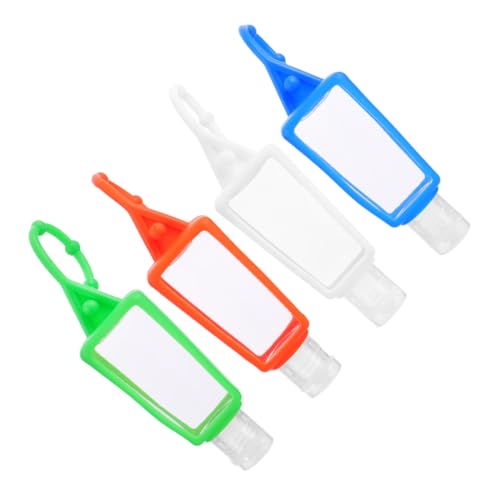 UKCOCO 4stücke Reiseflaschen Mit Silikonhülle Auslaufsichere Flüssigkeitsbehälter Für Lotionen Shampoo Und Handcreme Für Unterwegs Platzsparend Und Langlebig von UKCOCO