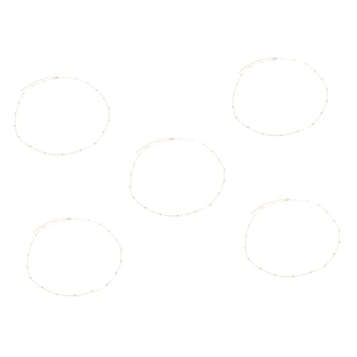 UKCOCO 5 Stück Goldene Bauchketten Taillenkette für Damen Modischer Bauchtanz Taillengürtel für Strand Partys und Festliche Anlässe Verleiht und von UKCOCO