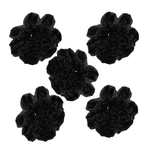 UKCOCO 5 Stück Teiliges Elastisches Haarnetz Dutt Haarnetze für Frauen Unsichtbar Festhaltend Langlebig für Krankenschwestern Ballett Tänzerinnen Gastronomie Frisurenschutz von UKCOCO