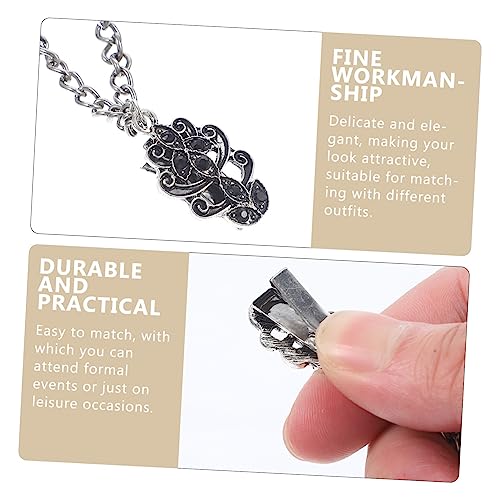 UKCOCO 5 Stück Teiliges Vintage Pullover Clips aus Robustem Strickjacken Verschlussclips mit Blumenmuster Einfach Anzubringen und Vielseitig für Damenkleidung Party und Alltagsgebrauch von UKCOCO