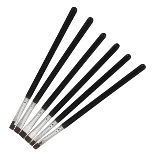 UKCOCO 6 Stück Teiliges Eyebrow Eyeliner Pinselset Flache Präzisionspinsel für Professionelles Augenbrauen Make Up Langlebig Leicht für Zuhause und Unterwegs UKCOCO 6 Stück Teiliges Eyebrow Eyeliner Pinselset Flache Präzisionspinsel für Professionelles Augenbrauen Make Up Langlebig Leicht für Zuhause und Unterwegs von UKCOCO