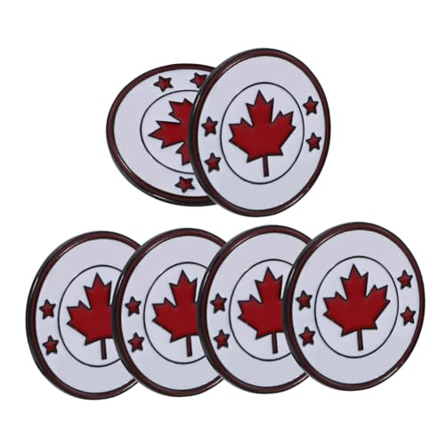 UKCOCO 6 Stück Teiliges Runde Anstecknadeln Flagge Leichte Verschleißfeste Metallbroschen Modisches Kleidungssymbol Party und Feieraccessoire für Frauen und Männer von UKCOCO