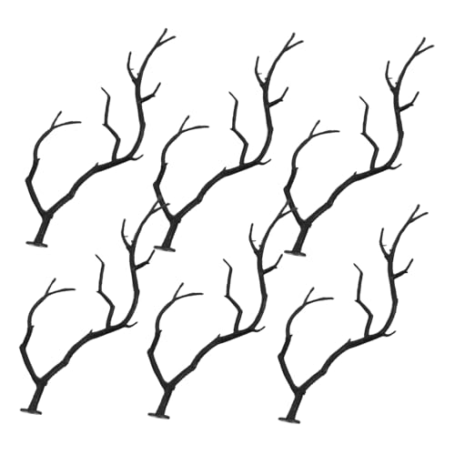 UKCOCO 6Stücke Künstliche Dekorative Zweige Fake Äste für Halloween und Weihnachtsdeko Hochwertige Simulation Vasenfüller für Stilvolle Tischdekoration von UKCOCO