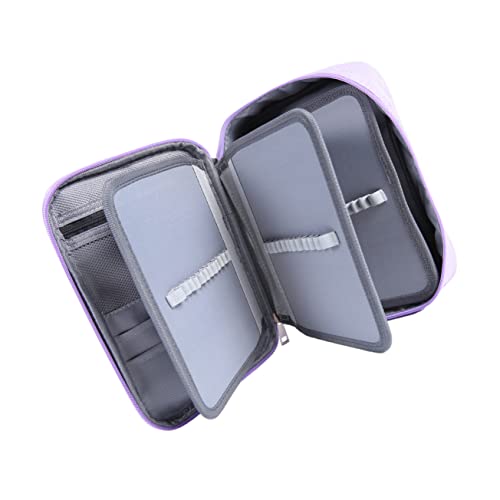 UKCOCO 72löcher Fächer Bleistiftetui Tragbare Aufbewahrungstasche Für Künstler Multifunktionales Federmäppchen Für Buntstifte Wasserfarben Und Schreibutensilien Für Schule Und von UKCOCO