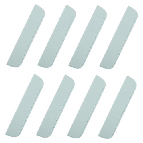 UKCOCO 8 Stück Teiliges PU Stiftetui Set Einsteck Design Schützende Stifthüllen für Kugelschreiber und Bleistifte Kleiner Tragbarer Stiftbeutel zur Aufbewahrung und Organisation Am von UKCOCO