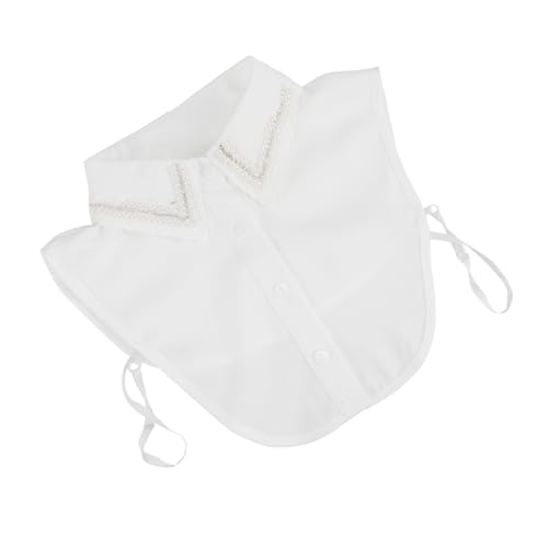 UKCOCO Strass Falscher Kragen Für Damen Schmuckkragen Mit Perlenstickerei Abnehmbarer Fake-kragen Geeignet Für Verschiedene Anlässe von UKCOCO