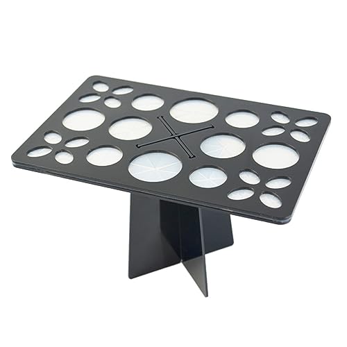 UKCOCO Abtropfgestell Für Make-up-pinsel Faltbarer Pinselhalter Lufttrocknender Kosmetikregal Organizer Für Make-up-bürsten Praktisches Aufbewahrungssystem von UKCOCO