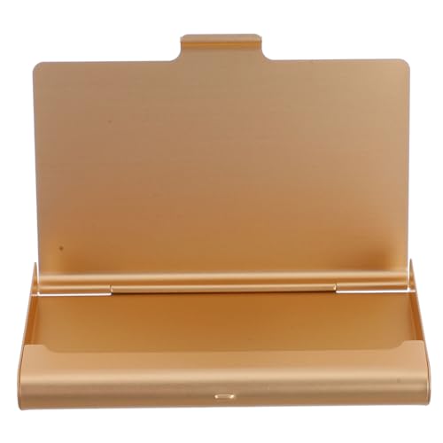UKCOCO Aluminiumlegierung Kartenetui mit Notizfach Schlanker Robuster Metall Kartenhalter für Visitenkarten Kreditkarten und Notizen Vielseitiger Organizer mit Großem Fassungsvermögen von UKCOCO