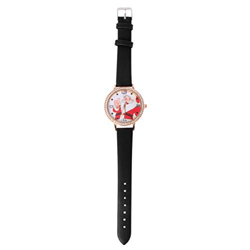 UKCOCO Anschauen Unisex-Uhren Feiertagsuhr Strass Uhr Uhr Geschenkuhr Für Frauen Mädchen Sehen Lederarmbanduhr Damen Gürteluhr Quarz Gehäuse Material: Legierung von UKCOCO