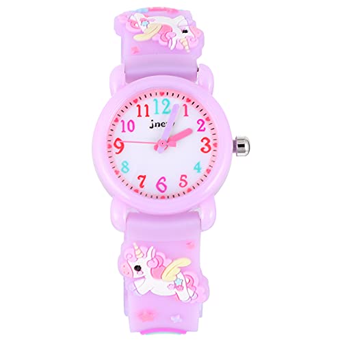 UKCOCO Armbanduhren- Kinder Kinder Niedliche wasserdichte Mädchen Cartoon Kleideruhr Einhorn Einfache Lässige D Kleinkinder- Uhren für Armbanduhren Uhr Silikon Outdoor Quarz Süße von UKCOCO