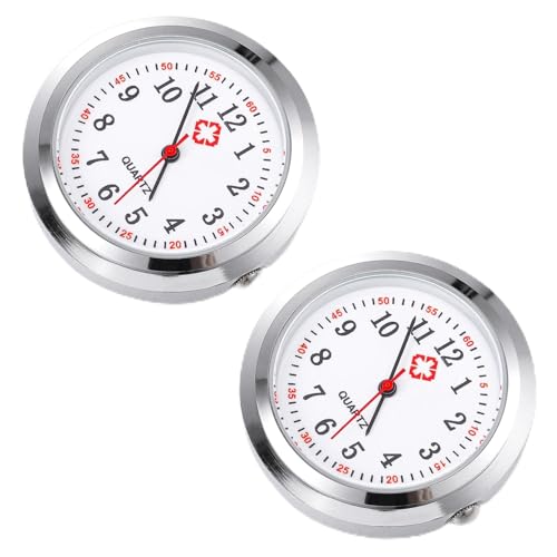UKCOCO 2Pcs Krankenschwester Uhren Zifferblatt: Quarzwerk Krankenschwester Uhr Krankenschwester Taschenuhr Zifferblatt für Elastische Silikonhüllen von UKCOCO