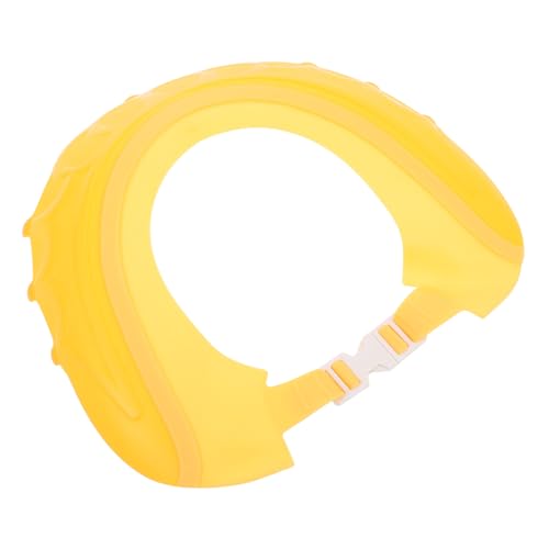 UKCOCO Badehaube Aus Silikon Mit Verstellbarer Krone Für Junge Mädchen Und Kleinkinder Wasserdichter Haarewaschschutzhut Zum Schutz Vor Spritzern Beim Duschen Und Baden von UKCOCO