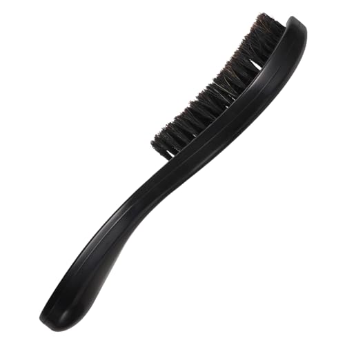 UKCOCO Bartbürste mit Ergonomischem Holzgriff Wildschweinborsten für Schonende Bartpflege Kompakt und Leicht zum Stylen und Reinigen von Bart und Haaren für Herren von UKCOCO