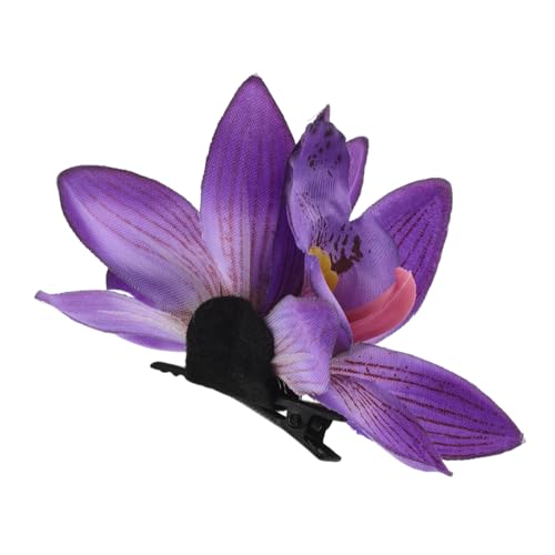 UKCOCO Blumen Haarspangen Für Frauen Mit Violett Design Dekorative Haarnadeln Als Haarschmuck Für Hochzeit Und Hawaii-themen von UKCOCO