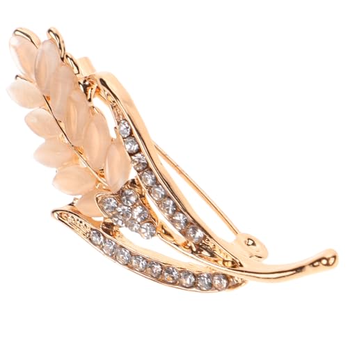 UKCOCO Cat Eye Brosche mit Funkelnden Strasssteinen Anstecknadel für Damen Business Anzug Vielseitiges Accessoire für Mantel Pullover und Tasche Corsage für Party und Hochzeit von UKCOCO