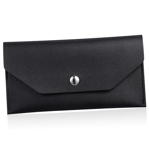 UKCOCO PU Lange Geldbörse für Damen Geldumschlag Clutch mit Großem Fassungsvermögen Tragbar und für Kreditkarten und Bargeld für Handtaschen und Rucksäcke von UKCOCO
