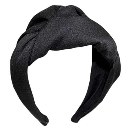 UKCOCO Haarband Für Damen Breites Haarband Für Yoga Sport Und Schwarz Mit Verarbeitung Für Stilvolle Im Haar von UKCOCO