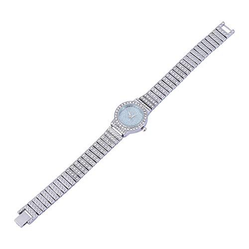 UKCOCO Damenuhr 1Pc Fashion Watch Kreative Legierungsuhr Shiny Quartz Watch für Damen Lady von UKCOCO