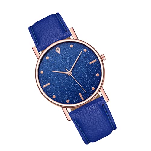 UKCOCO Damenarmbanduhr Verstellbare Pu Material Uhr Für Frauen Casual Gürtel Uhr Mit Verarbeitung Und Genaue Zeitskala Für Büro Und Freizeit von UKCOCO