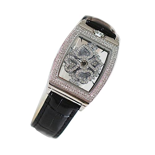 UKCOCO Damenuhr Vintage-Dekor Vintage-Uhren Für Damen Diamantuhr 1 Stück Fortschrittliche Uhr Gürteluhr Lederarmband-Armbanduhr Damenuhr Diamantbesetzte Armbanduhr von UKCOCO