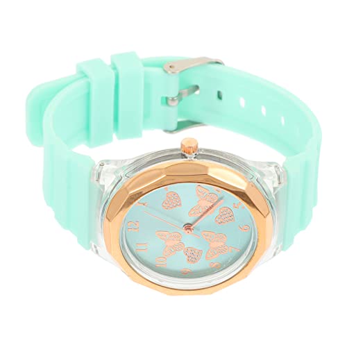 UKCOCO Damenuhr Women Watch Silicone Band für Lady Armband Armbanduhr Schmetterlinge Quarz Uhr für M? Damenuhren Mädchenuhr von UKCOCO