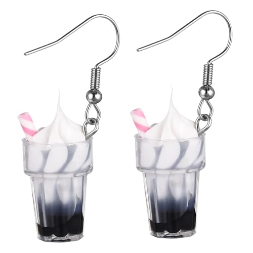 UKCOCO Eiscreme Ohrringe Damen Hängend Leicht Kreativ Simulation Dessert Schmuck Geburtstag von UKCOCO