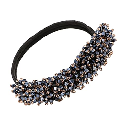 UKCOCO Elegant Hair Bun Maker Wasserfester Kristall Donut Haarknotenformer Für Damen Für Hochzeiten Partys Und Alltag Einfaches Styling Für Jede Haarstruktur von UKCOCO