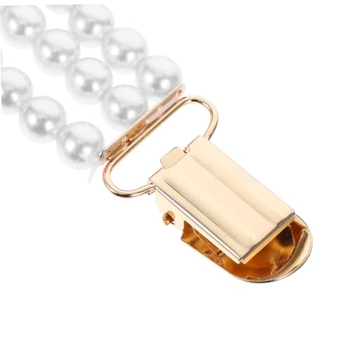 UKCOCO Eleganter Strickjackenclip mit Künstlichen Perlen Vielseitiger Shawl Clip für Damen Modischer Cardigan Verschluss Sicherer Pullover Clip gegen Entblößung Geeignet für Kleider und von UKCOCO