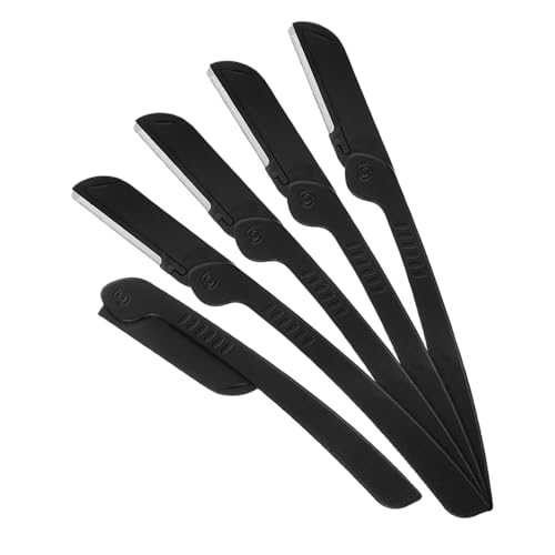 UKCOCO Faltbarer Augenbrauenrasierer mit Schutznetz Mattierter Ergonomischer Griff Wiederverwendbar Vielseitig für Gesichts und Augenbrauenpflege Kompakt und Reisetauglich für Damen und von UKCOCO