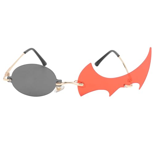 UKCOCO Flammenförmige Party Sonnenbrille Leichtes Modisches Design mit Transparenten Gläsern Unisex Auffällige Flammenform für Sommer Strand und Festival Komfortabel und Stilvoll von UKCOCO