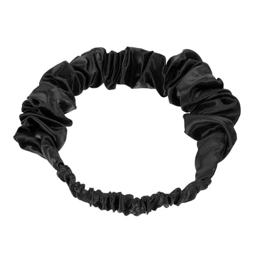 UKCOCO Satin Stirnband Für Damen Gesichtswasch Make-up Haarband Modisch Elastisch Hautpflege Badeband Leicht Tragbar von UKCOCO