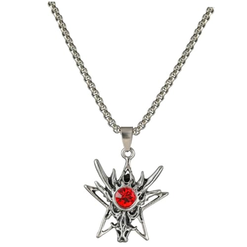 UKCOCO Gothic Drachen Anhänger Halskette Herren Langlebig Punk Stil Modisch Einzigartiger Look für Männer Kette mit Kreativem Design und Vintage von UKCOCO
