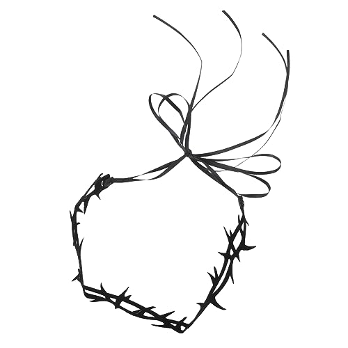 UKCOCO Gothic Halskette im Halloween Dorn Halskette für Damen für Rollenspiele Maskeraden Kreatives für Besondere Anlässe Punk Inspirierte von UKCOCO