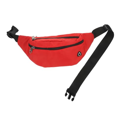 UKCOCO Bauchtasche Verstellbar Gürteltasche Leicht Und Robust Hüfttasche Für Damen Und Herren Workout-Tasche Mit Reißverschluss Kompakt Und Wasserabweisend Für Fitness Und Outdoor von UKCOCO