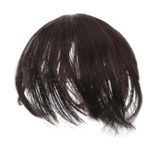 UKCOCO Haarteil Kurze Haarteile Für Frauen Synthetische Haar Topper Mit Clip Design Für Haarausfall Haarverlängerung Haarvolumen Erhöhen von UKCOCO