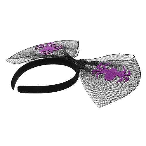 UKCOCO Halloween Stirnbänder Für Erwachsene Lustige Haarband Mit Spinnen-design Dekoratives Party-kopfschmuck Cosplay-haarband Faschings-stirnband Schleifen-stirnband von UKCOCO
