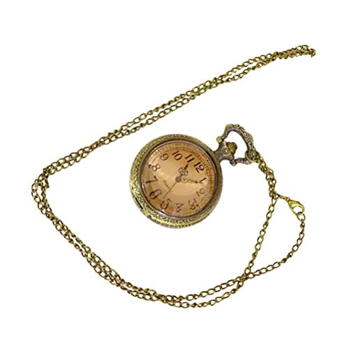 UKCOCO Halskette Retro Taschenuhr mit Kette Vintage Quarzuhr Steampunk Taschenuhr Roman Taschenuhr H?ngende Uhr Geburtstag Weihnachten Schmuck Geschenk Alt von UKCOCO