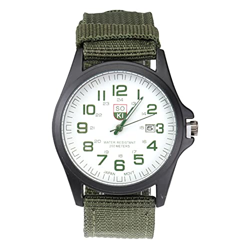 UKCOCO Herrenuhren M?nner Uhr Schweizer Mode Woven Nylon Quarzuhr Kalender Nylon Uhr Einzigartige Handgelenk für M?nner Einfache Uhr für Geburtstag Herrenambanduhren UKCOCO Herrenuhren M?nner Uhr Schweizer Mode Woven Nylon Quarzuhr Kalender Nylon Uhr Einzigartige Handgelenk für M?nner Einfache Uhr für Geburtstag Herrenambanduhren von UKCOCO