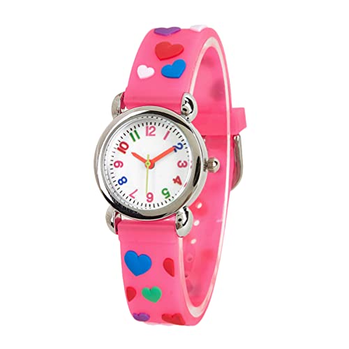 UKCOCO 1stück Cartoon Kinderuhr Aus wasserdichte Armbanduhr Für Jungen Und Mädchen Quarzwerk Leicht Und Bequem Für Junge Mädchen Lernhilfe Zur Zeitentwicklung von UKCOCO