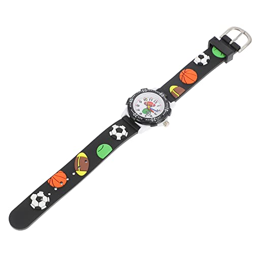 UKCOCO Kindersportuhr Silikonarmband Fußball Rugby Design Und Leicht Verstellbar Armbanduhr Für Jungen Und Mädchen Für Schule Und Freizeit von UKCOCO