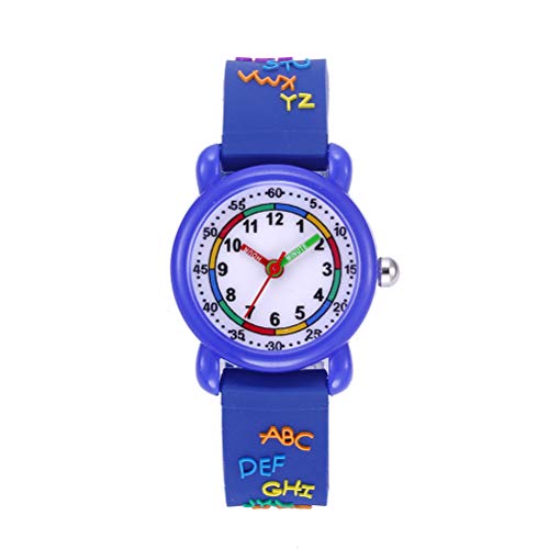 UKCOCO 1stk Kinderuhren wasserdichte Kinderuhr Armbanduhr Cartoon-Muster Kinderuhr Quarzuhr Für Kinder Mode-Cartoon-Uhr Kinder Schauen Zu Buchstabe Freundschaft 3D von UKCOCO