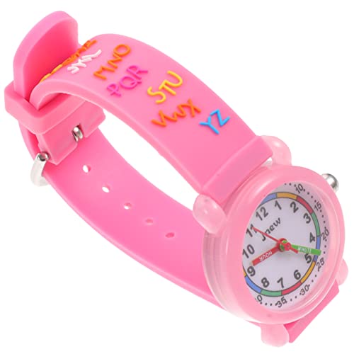 UKCOCO Kinderuhr Zarte Mädchenuhr Entzückende Designuhr Armbanduhr Für Mädchen Uhr Geschenk Für Kinder 3D Ansehen Süße Mädchenuhr Modeuhr Für Mädchen Schmücken Legierung Kleinkind Einfach von UKCOCO