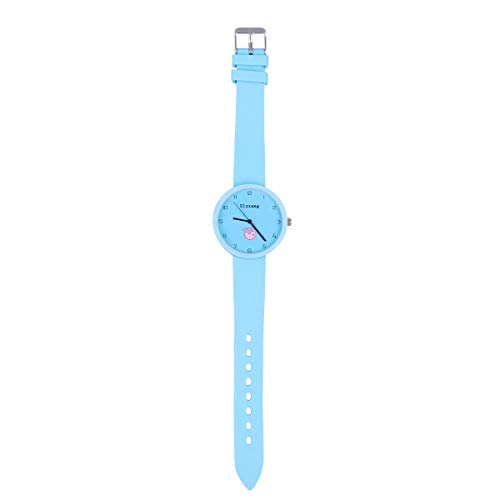 UKCOCO Kinderuhr Minimalistische Quarzuhr wasserdichte Uhr Studenten Armbanduhr Modeuhr ohne Verpackungsbox Blau von UKCOCO