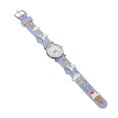 UKCOCO Für Kinder Ansehen Kinderuhren: 3D-Cartoon-Einhorn-Silikon-Armbanduhr Für Mädchen Im Alter Von 3-10 Jahren Dekoration Ansehen von UKCOCO