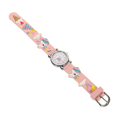 UKCOCO Uhrengeschenke Für Im Alter Von 6–8 Jahren Kinder -Armband Jungengeschenke Kindergeschenk Cartoon-Rosa Gewöhnliches Studentendekorationen von UKCOCO