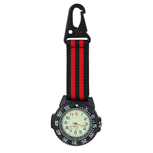 UKCOCO Uhr Mini Camping Taschenuhr: Digital Sportuhr Nylon Personalisierte Krankenschwesteruhr Quarz Pflegeuhr Arzt Pflege Pulsuhr Herren Damen Geschenke Klettern Outdoor von UKCOCO