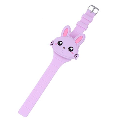 UKCOCO Silicone Kinderuhr Im Cartoon-Design Robuste Klappbare Armbanduhr Für Jungen Und Mädchen Partygeschenk Hautfreundliches Silikon Bequem Und von UKCOCO