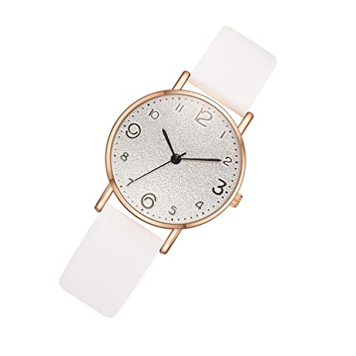 UKCOCO Damenuhren Frauenuhr Klassische Kristall Armbanduhr PU Lederband Uhr Dekorative Einfache Casual Business Watch für Frau M?dchen Damenuhr von UKCOCO